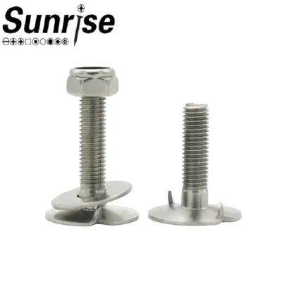 DIN15237 304 316 Bolt Elevator Gwregys Pen Fflat