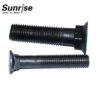 Bolt Aradr Pen Fflat Gyda Gwddf Sgwâr ASME/ANSI B18.5, B18.9