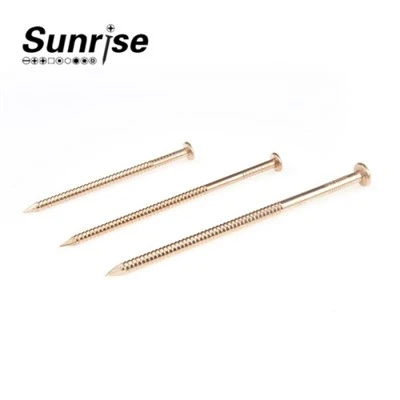 Pen Fflat Ring Shank Nails