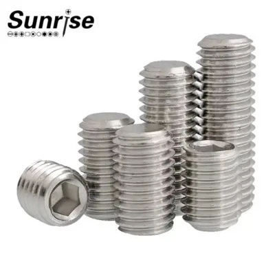 Sgriw set soced hecs pwynt gwastad DIN913 DIN914 DIN915 DIN916