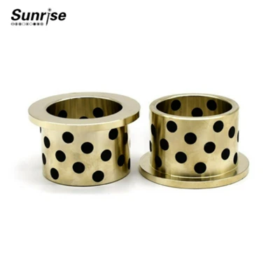 Bushing ysgwydd di-olew/graffit copr bushing/flange hunan-iro dwyn