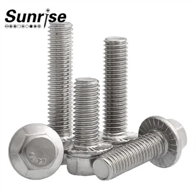 Llyfn Wyneb Precision Thread Hecsagon Flange Bolt
