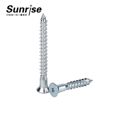 Sinc Plated Flat Head Torx Drive Cryfder Uchel Sgriw Hunan Tapio